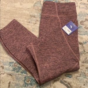 Pink and black leggings NWT